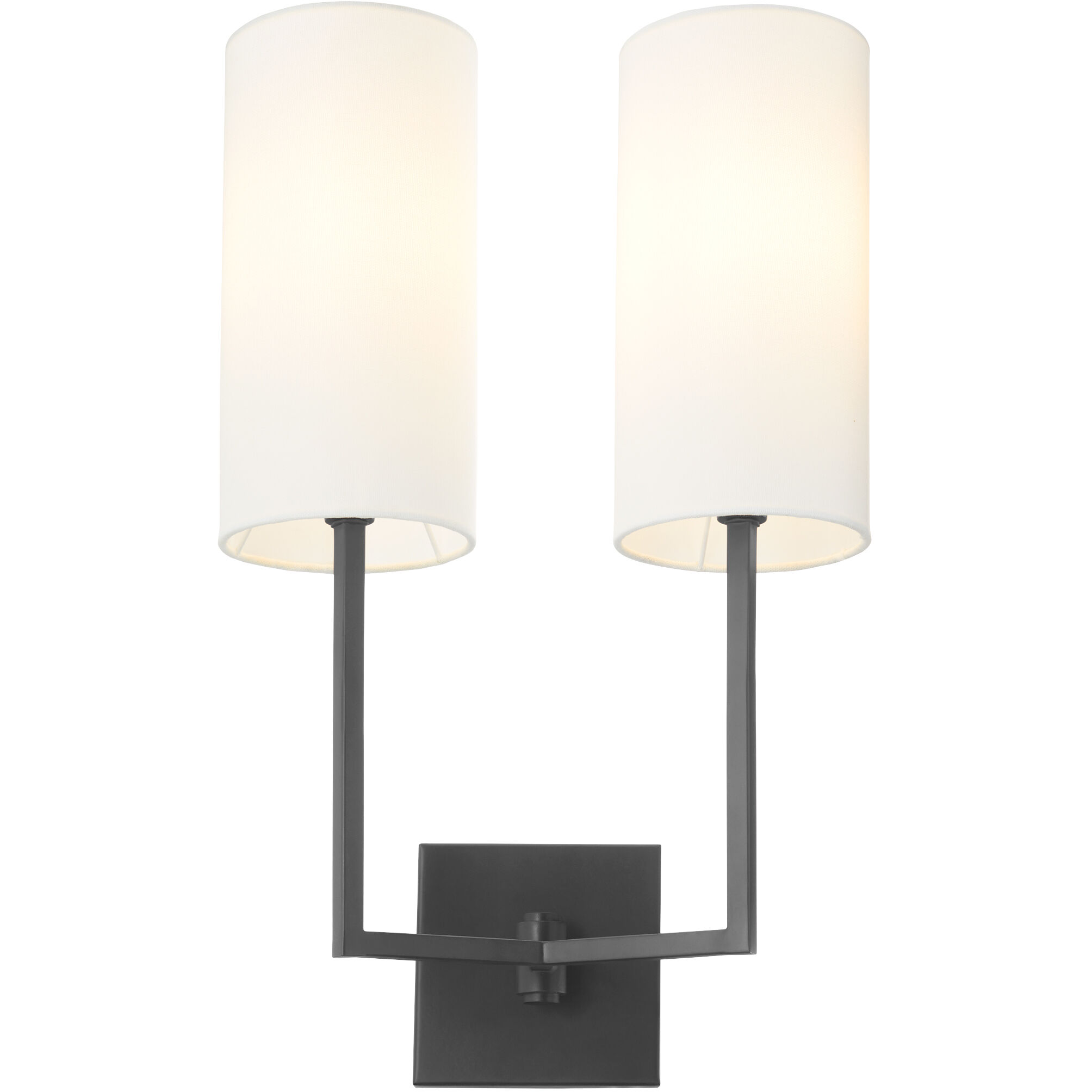 Merrick 2 Light 13 inch Matte Black Wall Sconce Wall Light 