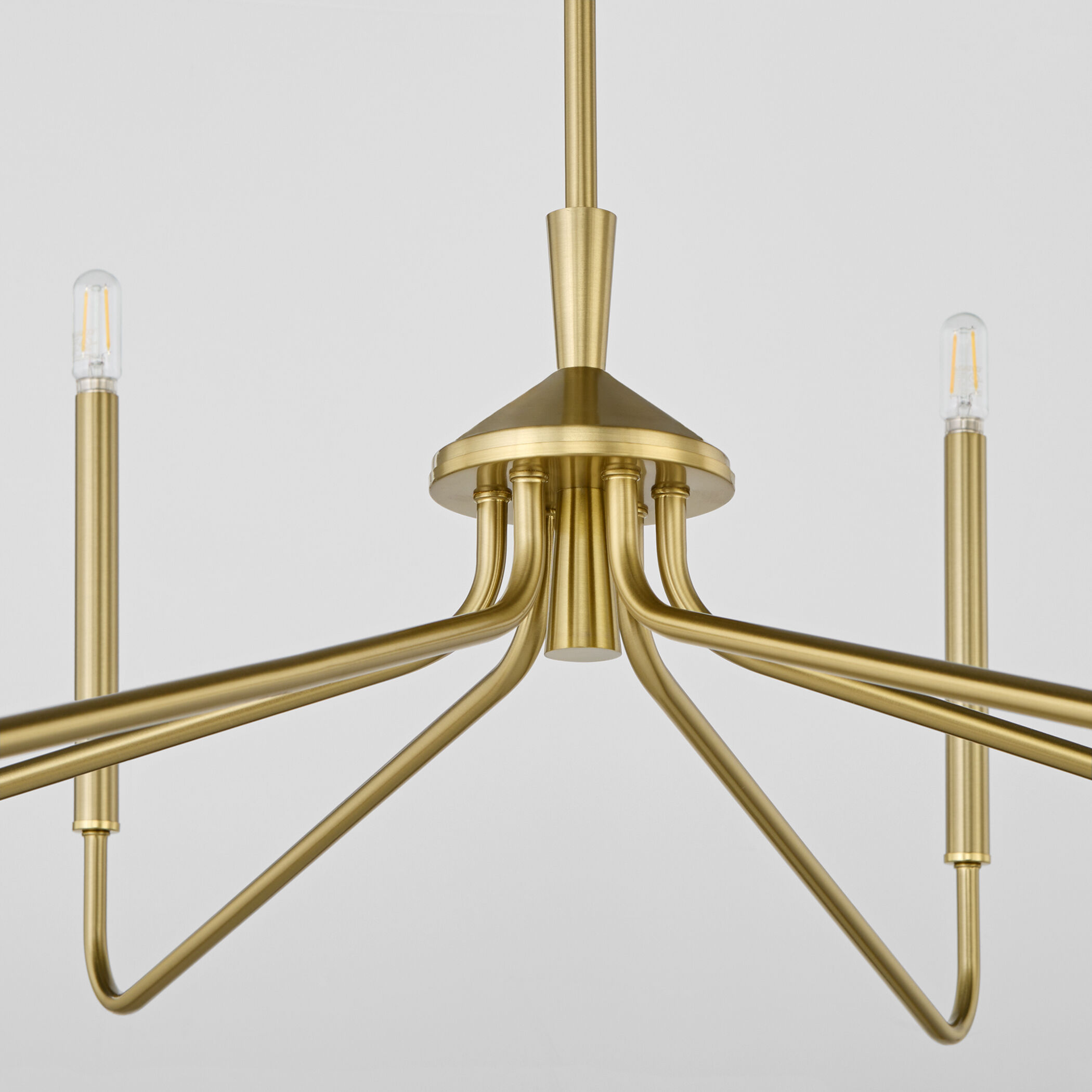 Providence 6 Light 12.25 inch Aged Brass Chandelier Ceiling Light