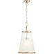 Providence 1 Light 22 inch Aged Brass Pendant Ceiling Light