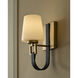 Hidalgo 1 Light 5 inch Aged Brass Wall Mount Wall Light