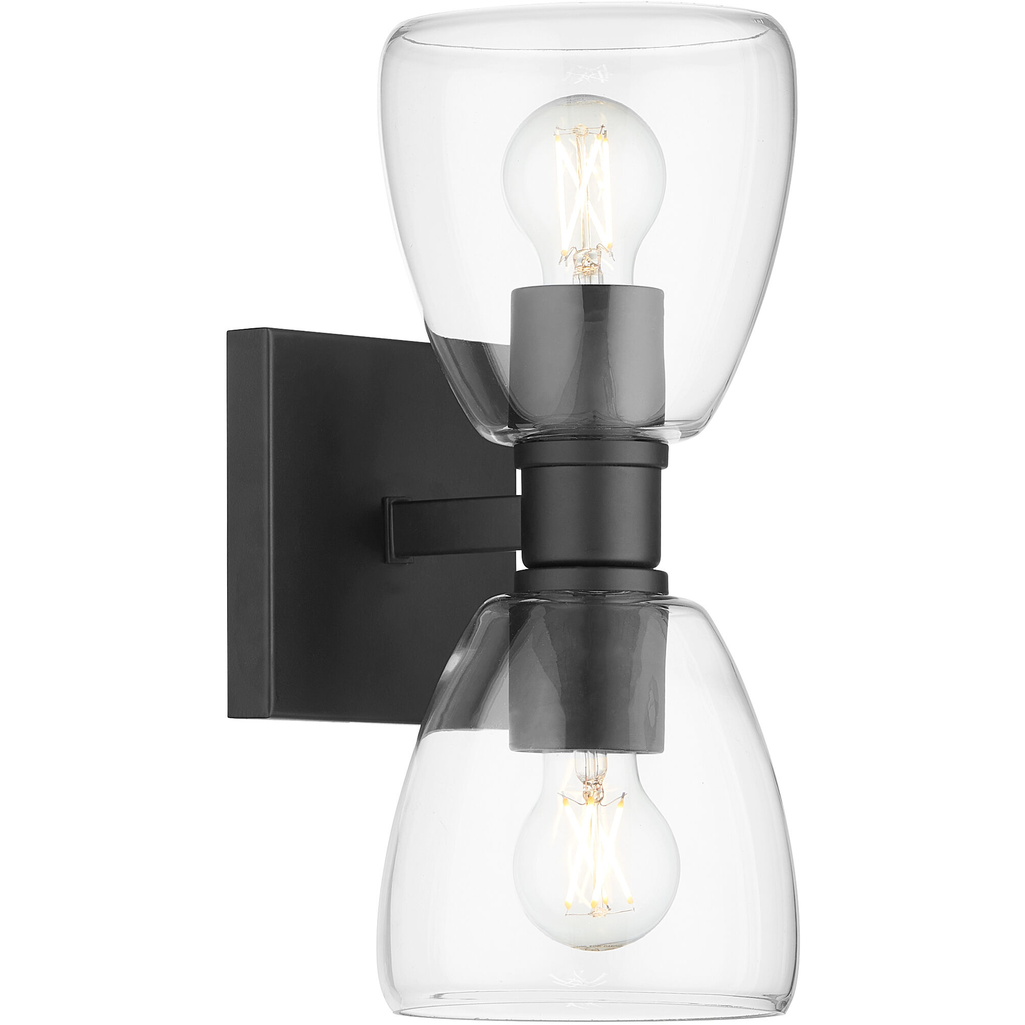 Matte black wall light 2025