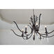 Majesty 8 Light 45 inch Matte Black Chandelier Ceiling Light