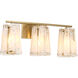 Prestige 3 Light 24 inch Aged Brass Vanity Light Wall Light