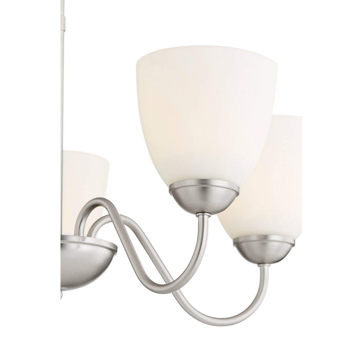 Fort Worth 5 Light 22.5 inch Satin Nickel Chandelier Ceiling Light, Quorum Home