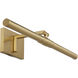Warwick 12 watt 24 inch Aged Brass Picture Light Wall Light