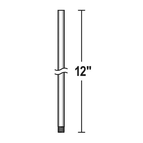 Fan Accessory Oiled Bronze Universal Fan Downrod in 12 in. 