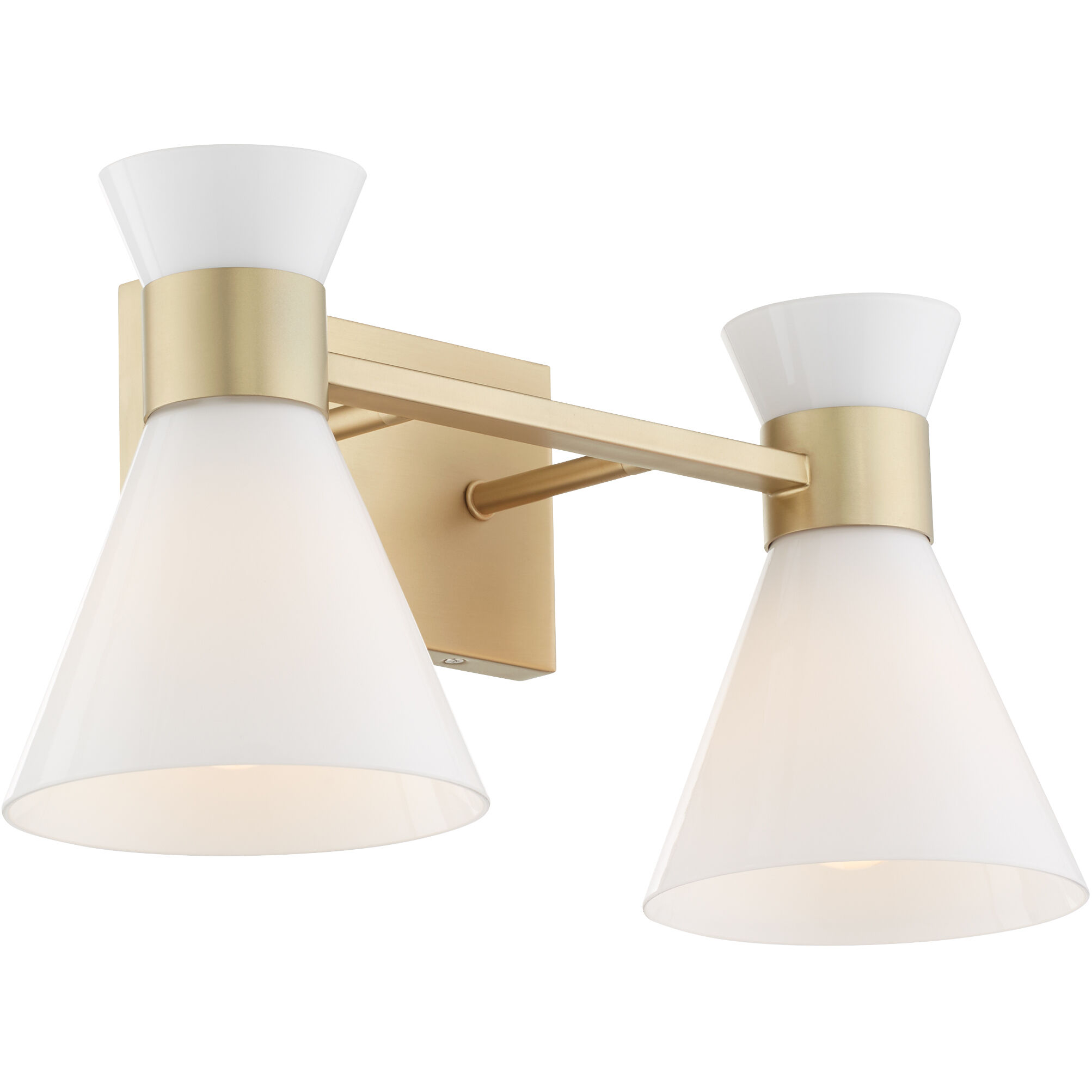 Beldar 2 Light 18.5 inch Aged Brass Vanity Light Wall Light
