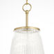 Providence 1 Light 19.5 inch Aged Brass Pendant Ceiling Light