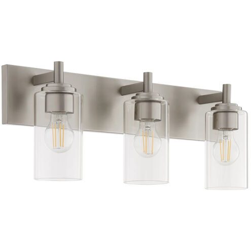 Fallstaff 3 Light 22.5 inch Satin Nickel Vanity Light Wall Light