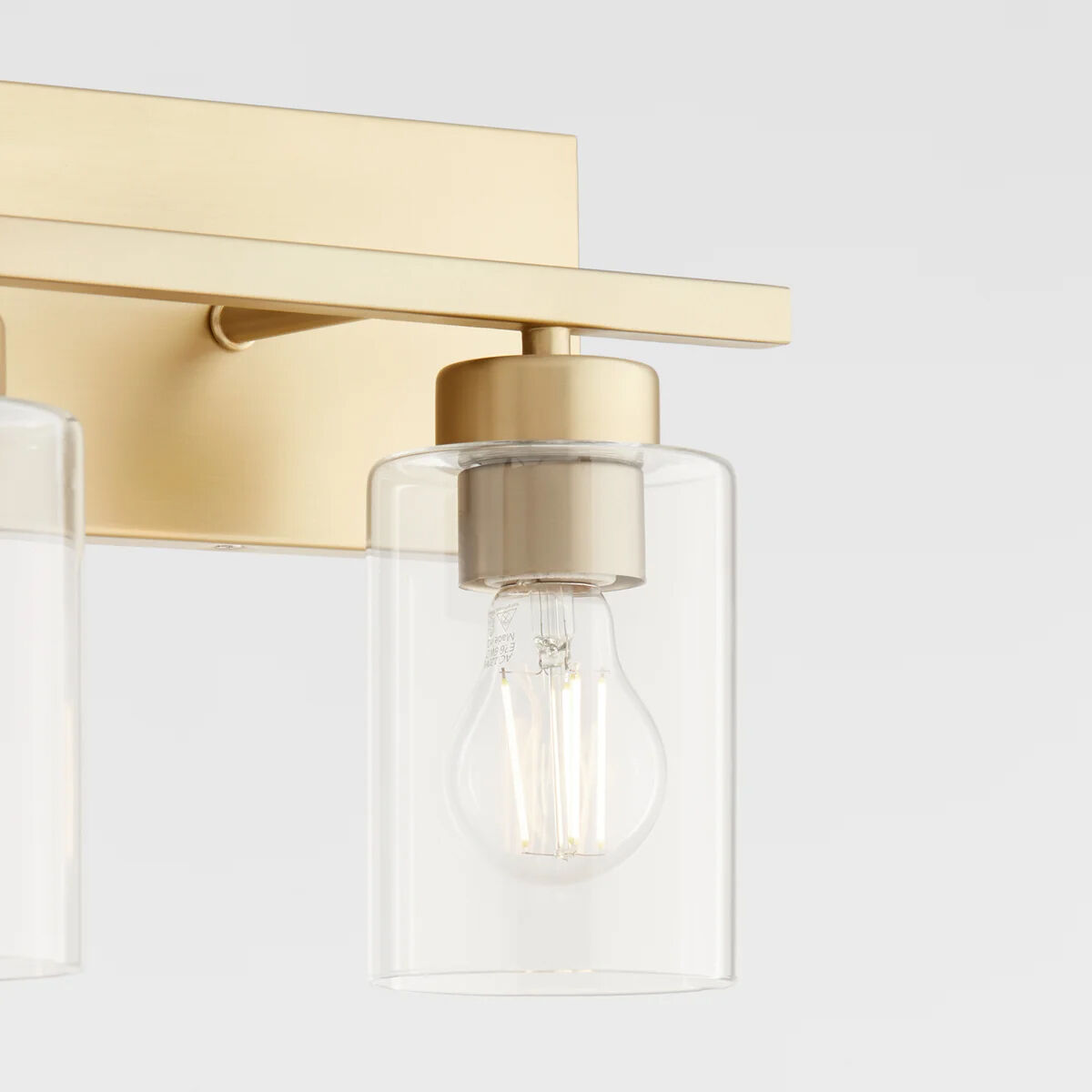 Carter 2 Light 14 inch Aged Brass Vanity Light Wall Light