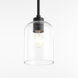 Tribute 1 Light 5 inch Matte Black Pendant Ceiling Light