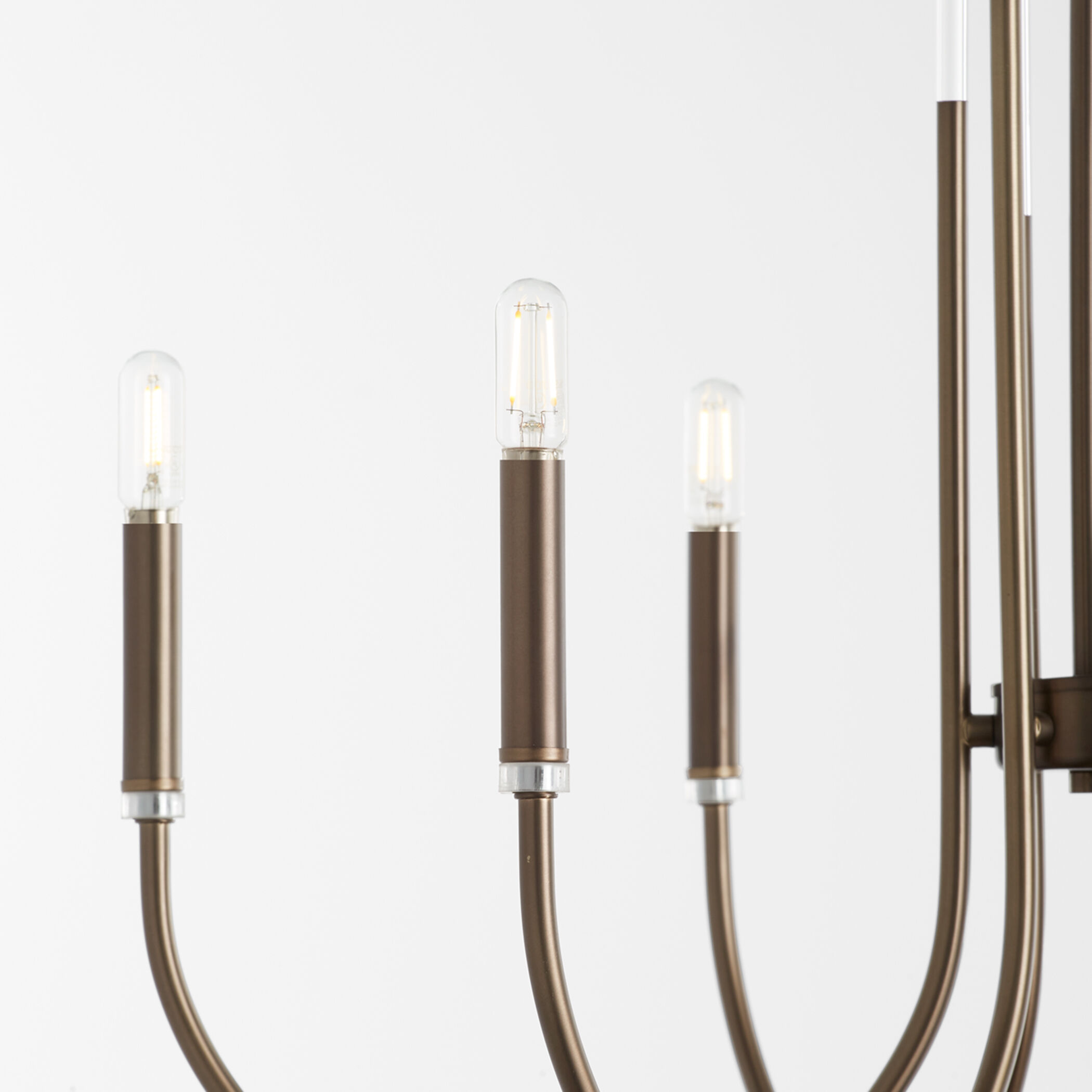 Summit 6 Light 28 inch Dark Brass Chandelier Ceiling Light