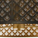 Benedict 3 Light 24 inch Matte Black and Aged Brass Pendant Ceiling Light