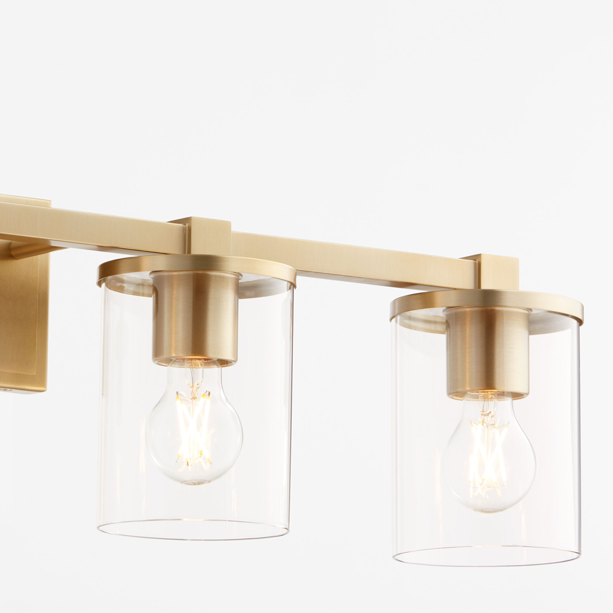 Bolton 4 Light 30.5 inch Aged Brass Vanity Light Wall Light