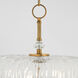 Meriam 5 Light 20 inch Brushed Brass Pendant Ceiling Light