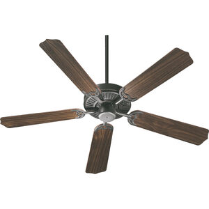 Capri I 52 inch Old World with Rosewood Blades Ceiling Fan in Light Kit Not Included 