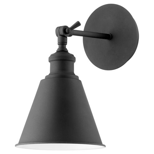 Fort Worth 1 Light 7 inch Textured Black Wall Sconce Wall Light