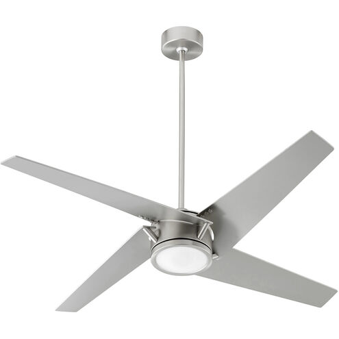 Axis 54 inch Satin Nickel with Silver Blades Ceiling Fan