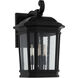 Murphy 3 Light 24 inch Matte Black Outdoor Wall Lantern
