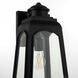Francis 16.5 inch Matte Black Outdoor Wall Lantern