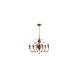 Salento 6 Light 25 inch French Umber Chandelier Ceiling Light