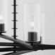 Mercier 8 Light 32 inch Matte Black Chandelier Ceiling Light