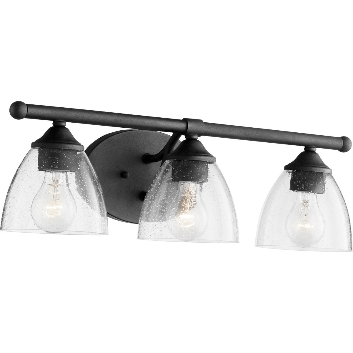Brooks 3 Light 21 inch Noir Bath Vanity Wall Light