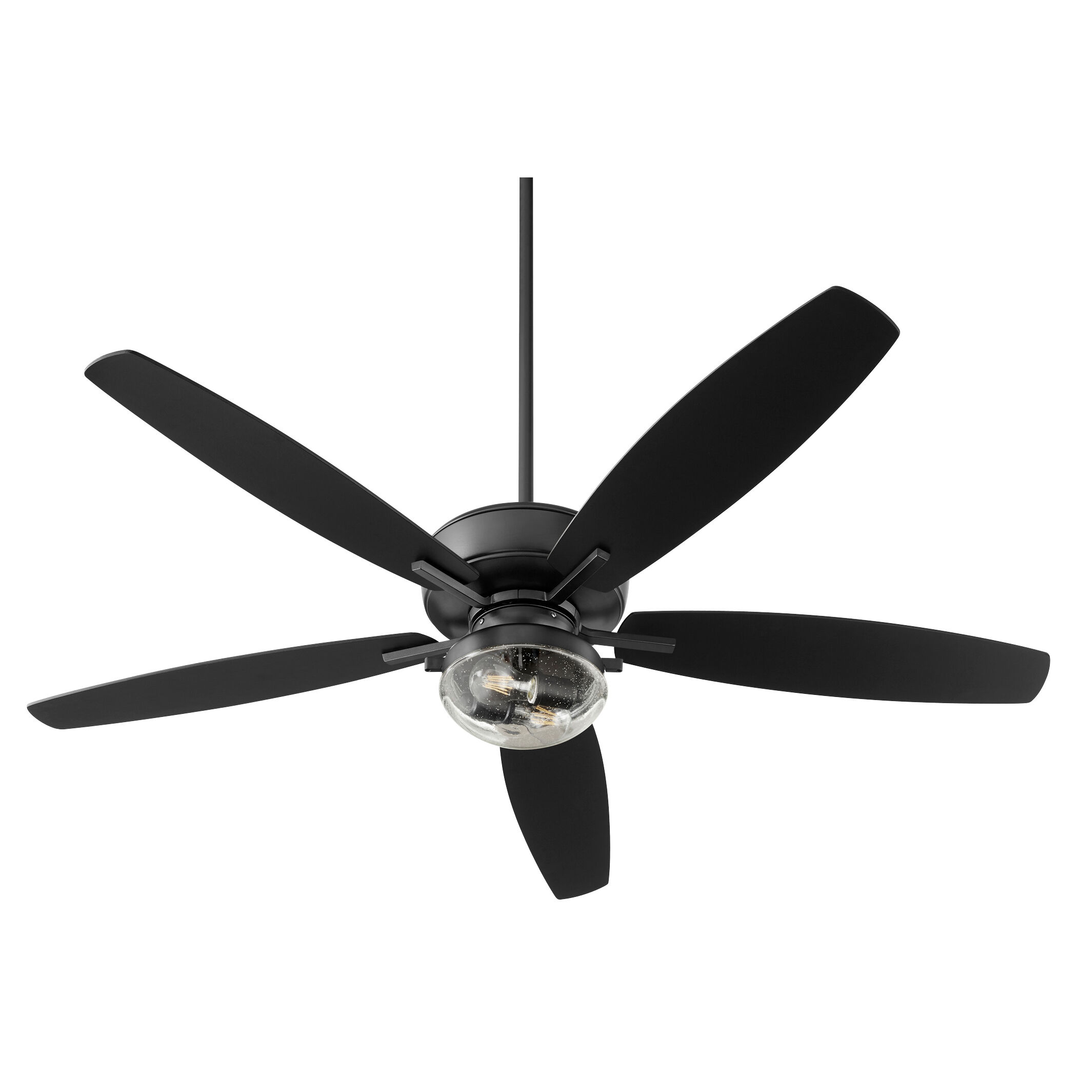 Breeze Patio 60 inch Textured Black with Matte Black Blades Outdoor Ceiling Fan