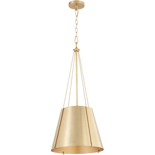 Denise 1 Light 15 inch Aged Brass Pendant Ceiling Light
