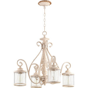 San Miguel 4 Light 27 inch Persian White Chandelier Ceiling Light