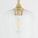 Raymond 1 Light 8 inch Aged Brass Pendant Ceiling Light