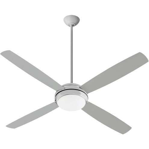 Expo 60 inch Satin Nickel with Silver/Weathered Gray Blades Ceiling Fan