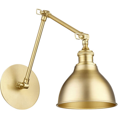 Fort Worth 1 Light 7 inch Aged Brass Wall Mount Wall Light