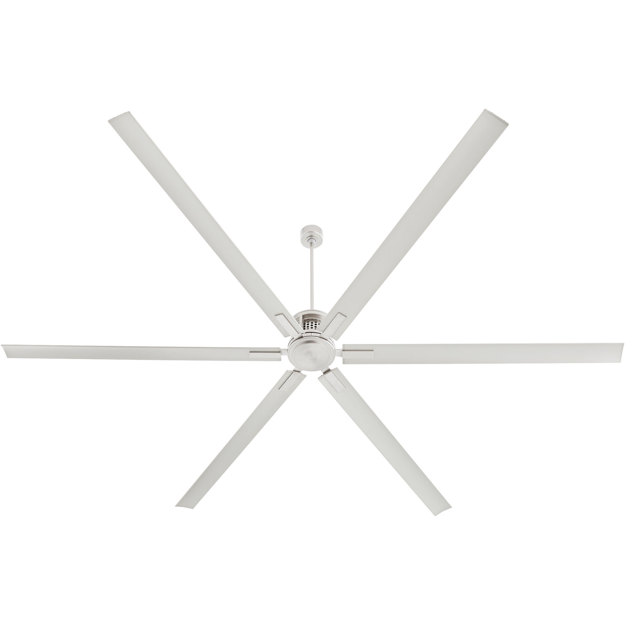 Quorum 101206-65 Zeus 120 inch Satin Nickel Patio Fan