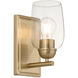 Wallinger Wall Mount Wall Light in Aged Brass