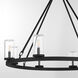 Gentry 8 Light 42 inch Matte Black Chandelier Ceiling Light