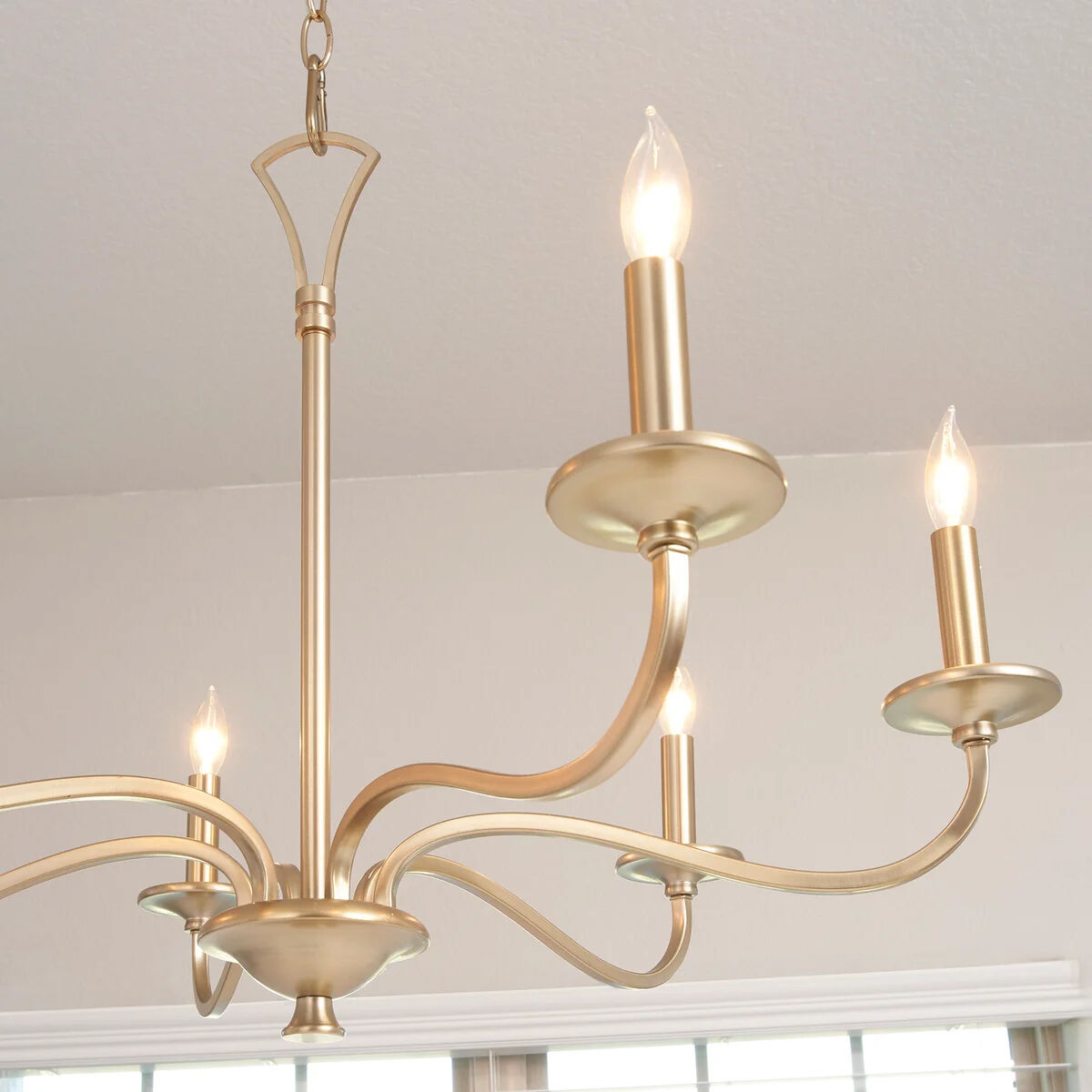 Maryse 6 Light 29 inch Aged Brass Chandelier Ceiling Light
