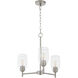 Wallinger 3 Light 20.5 inch Satin Nickel Chandelier Ceiling Light