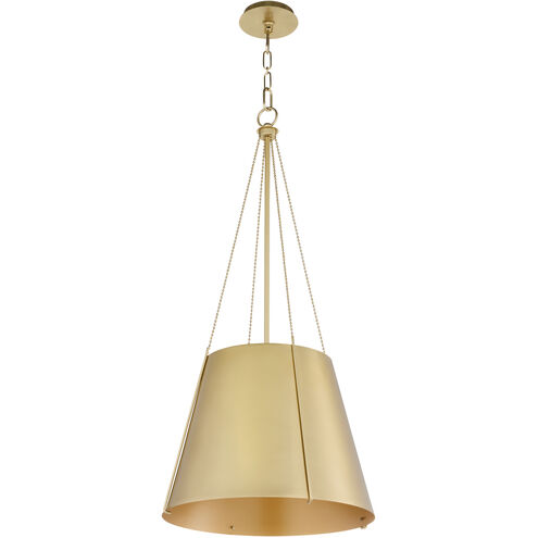 Denise 3 Light 18 inch Aged Brass Pendant Ceiling Light