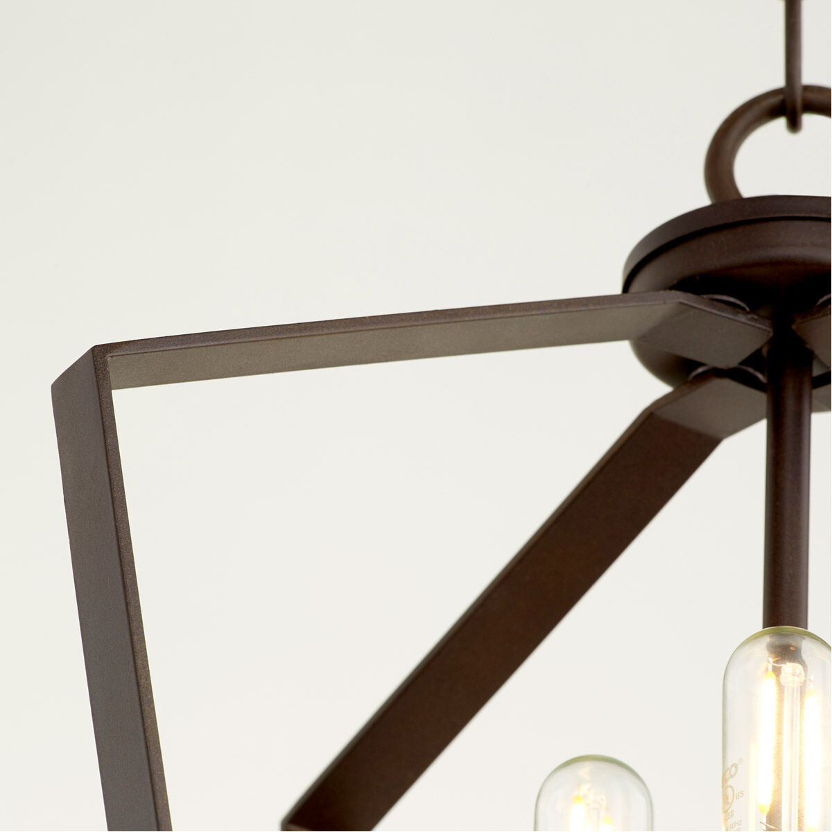 Fort Worth 3 Light 13 inch Oiled Bronze Mini Chandelier Ceiling Light, Quorum Home