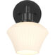 Cassini Wall Mount Wall Light in Matte Black