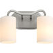 Rutherford 2 Light 13.25 inch Satin Nickel Vanity Light Wall Light