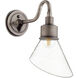 Torrey 1 Light 15.5 inch Weathered Zinc Outdoor Wall Mount