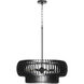 Harrelson 6 Light 22 inch Matte Black Pendant Ceiling Light