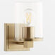 Bolton 1 Light 4.75 inch Aged Brass Vanity Light Wall Light