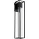 Delgado 28 inch Matte Black Outdoor Wall Lantern