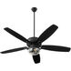 Breeze Patio 52 inch Matte Black Ceiling Fan