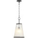 Providence 1 Light 22 inch Matte Black Pendant Ceiling Light