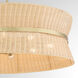 Fairview 8 Light 36 inch Brushed Brass Pendant Ceiling Light