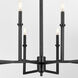 Merrick 8 Light 32 inch Matte Black Chandelier Ceiling Light